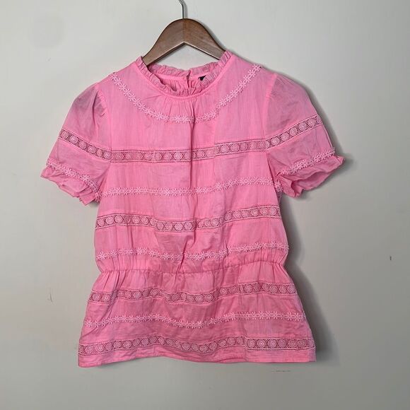 J. Crew Daisy-chain peplum top XS - Picture 3 of 9